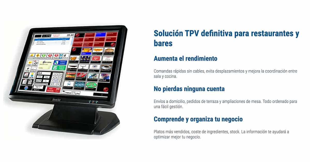 ¿Cuánto cuesta un TPV completo para hostelería?